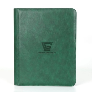 Άλμπουμ Καρτών Premium Toploader Gemloader 3””X4”” Fit collector”s binder [216 Θέσεις] - Green